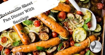 Ratatouille Sheet Pan Dinner With Sausage
