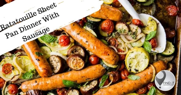 Ratatouille Sheet Pan Dinner With Sausage