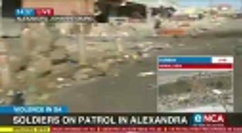 KYK: Weermag op patrollie in Alexandra