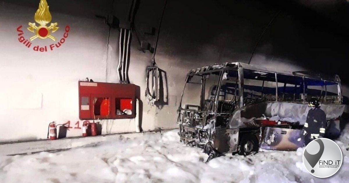Italian bus driver saves 25 children from flames
