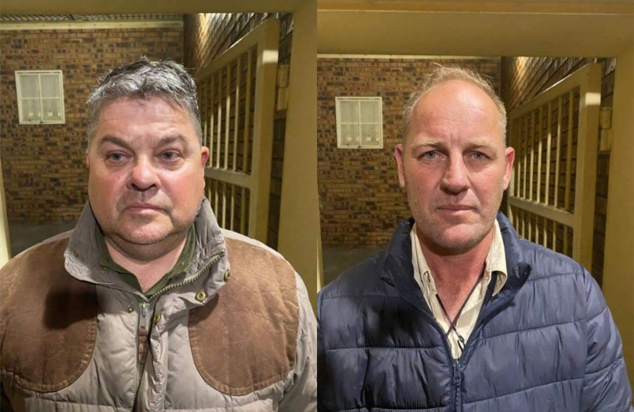 Twee in hof oor renosterhorings ter waarde van R2,6 mil. (Foto: Julian Jansen - Journalist, Facebook)