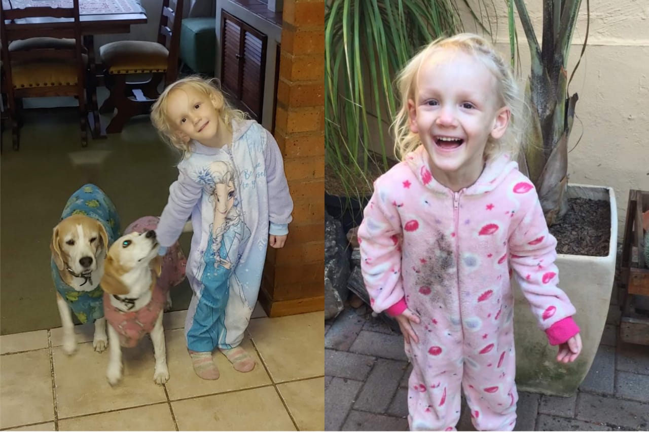 Jade (4) met rare siekte gediagnoseer, benodig stamselskenker (Foto: DKMS Africa, Facebook)