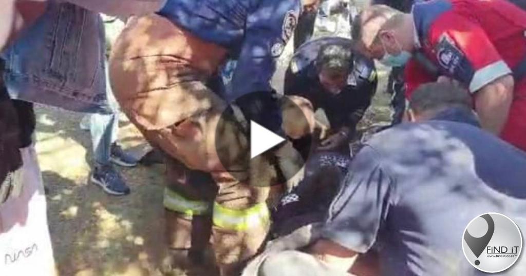 KYK! Labrador vanoggend uit stormwaterdrein gered