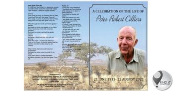 Troosdiens vir Peter Robert Cilliers