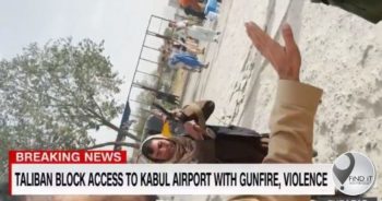 Video shows moment Taliban fighters threaten a CNN crew with guns