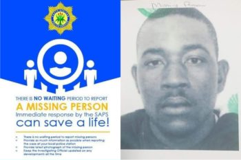 Polisie op soek na vermiste man (41) (Foto: The South African Police Service, Facebook)