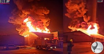 Chemiese fabriek in Johannesburg slaan aan die brand
