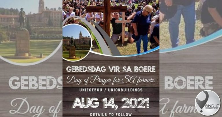 Gebedsdag vir Suid-Afrika se boere