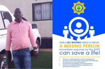 Polisie op soek na vermiste man (Foto: The South African Police Service, Facebook)