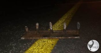 Motorist kills suspect after spikes force him to stop