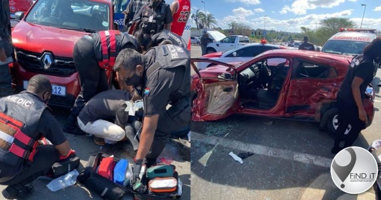 Seuntjie uit motor geskiet toe dit met ander voertuie bots
