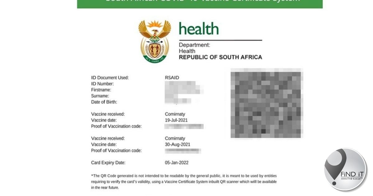 SA launches digital Covid-19 vaccine certificate for testing
