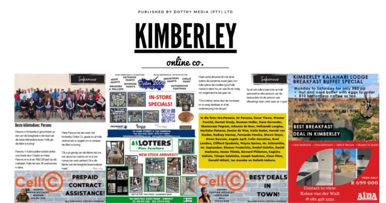Beste kliëntediens: Kimberley Parsons