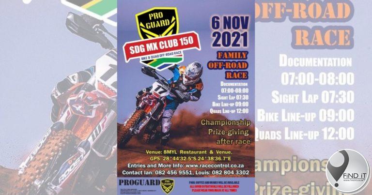 Familie off-road wedren die naweek