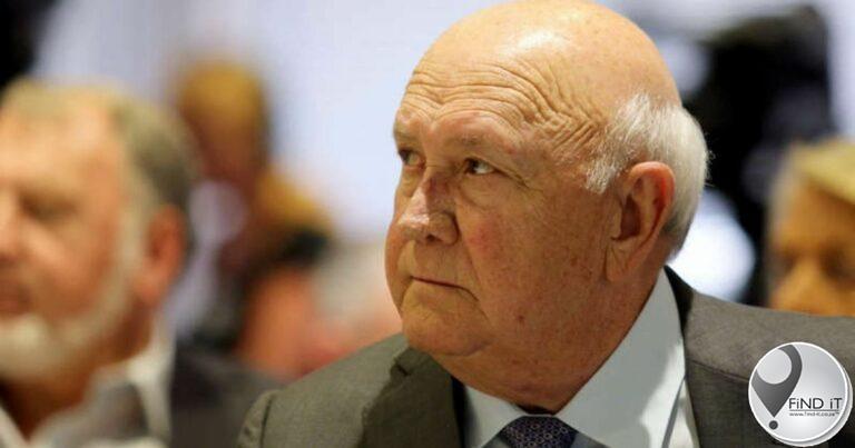 FW De Klerk laid to rest on Sunday