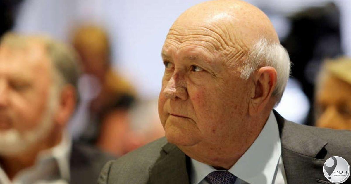 FW De Klerk laid to rest on Sunday