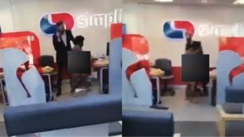 Kaal vrou maak amok in Capitec-tak