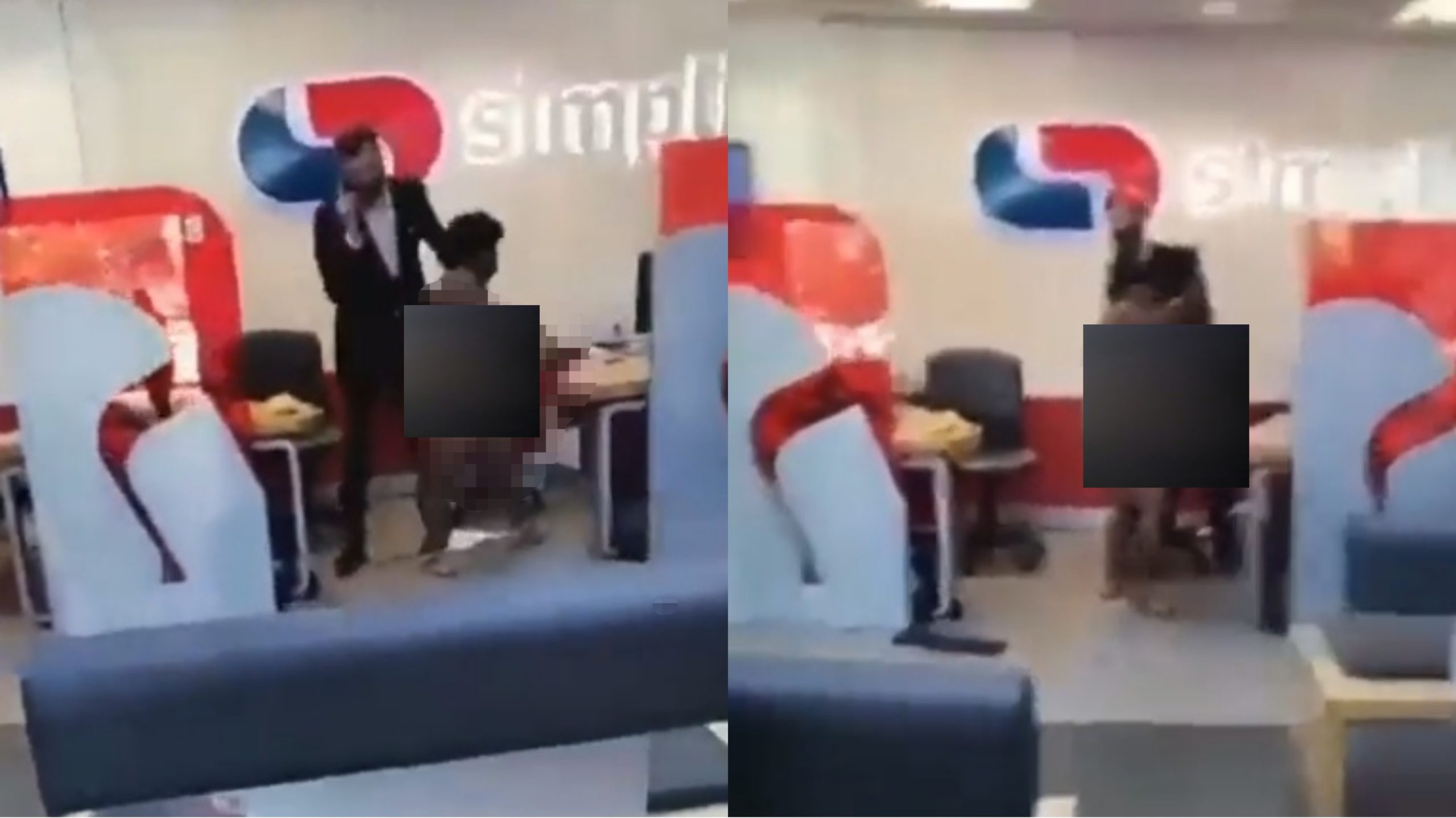 Kaal vrou maak amok in Capitec-tak