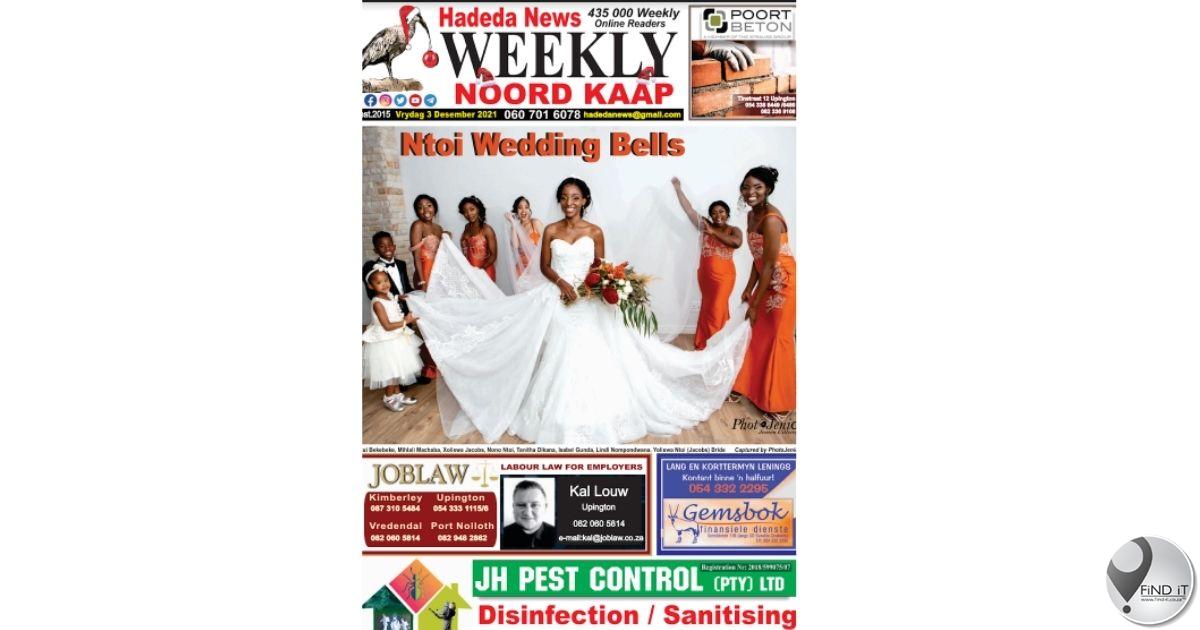 Noord Kaap-leser, hier is jou nuus vir die week