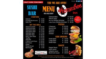 Horseshoe Inn is oop!