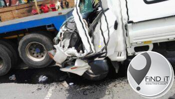 Jaws of life used to free driver following collision