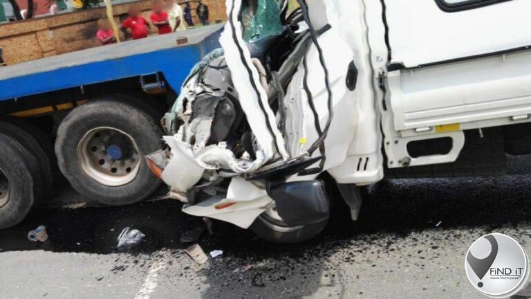 Jaws of life used to free driver following collision