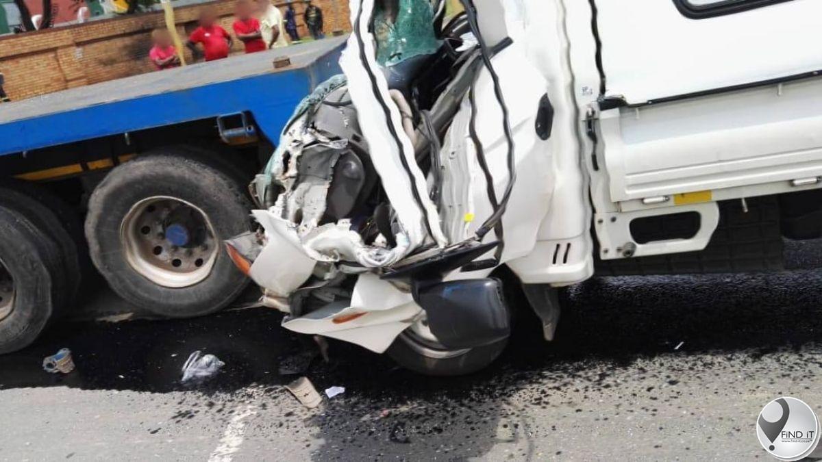 Jaws of life used to free driver following collision