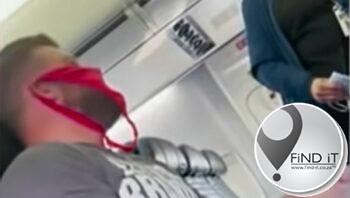 Man kicked off flight for wearing women's underwear as face mask