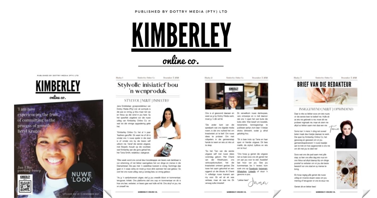 Kimberley Online Co. 3 Desember 2021