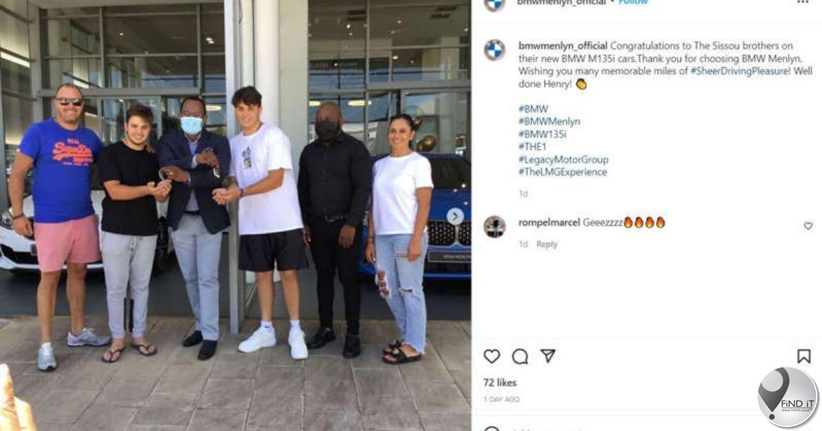 Brothers gifted R800k BMWs for passing matric