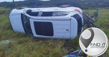 Gesin ontkom ongedeerd toe olifant motor omkeer