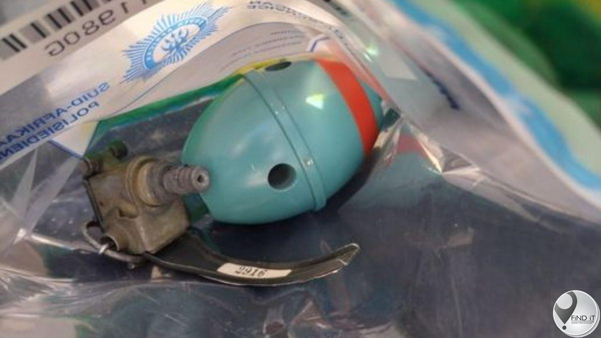 Man arrested for hand grenade at airport
