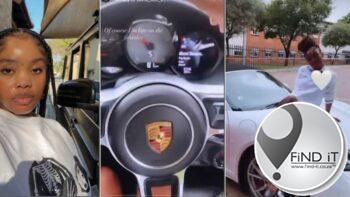 Matrikulant daag met Porsche by skool op