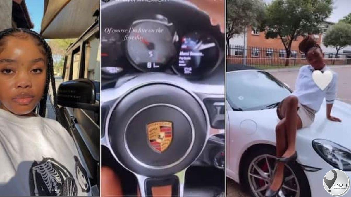 Matrikulant daag met Porsche by skool op