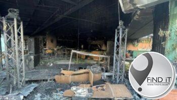 Chaos erupts as Sandton's popular restaurant goes up in flames