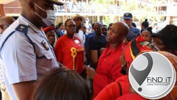 Police remove the EFF from Durban school after scuffle breaks out over racism allegations