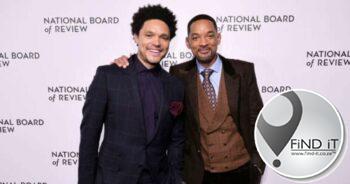Trevor Noah gekritiseer omdat hy Will Smith vertroos het
