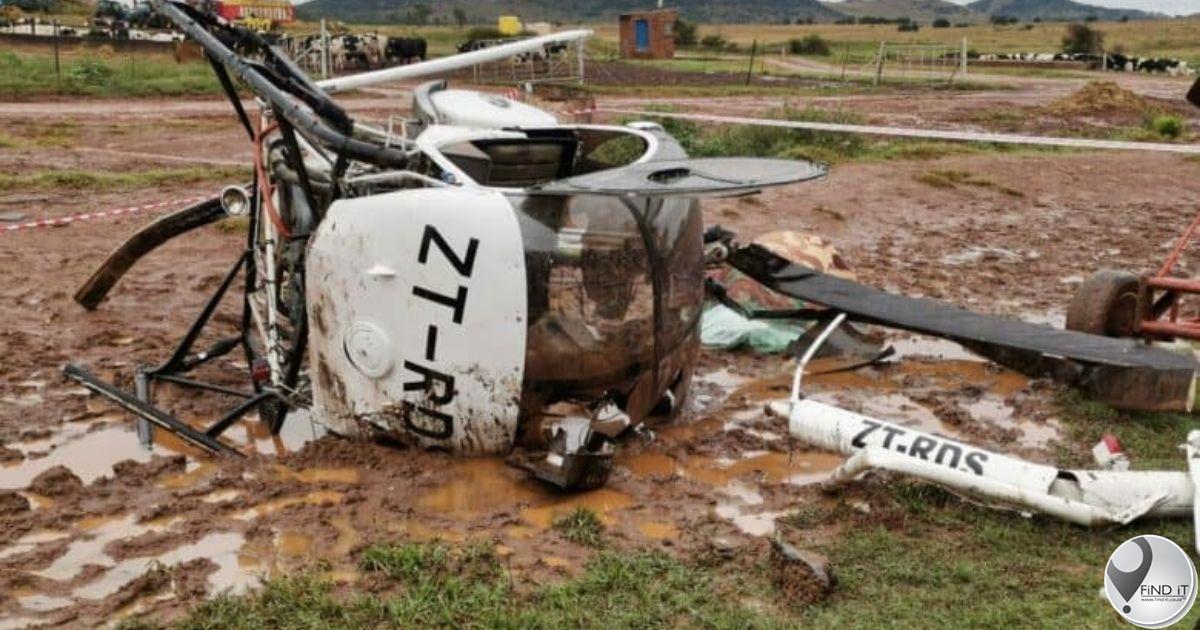 Boer dood na hy uit helikopter val
