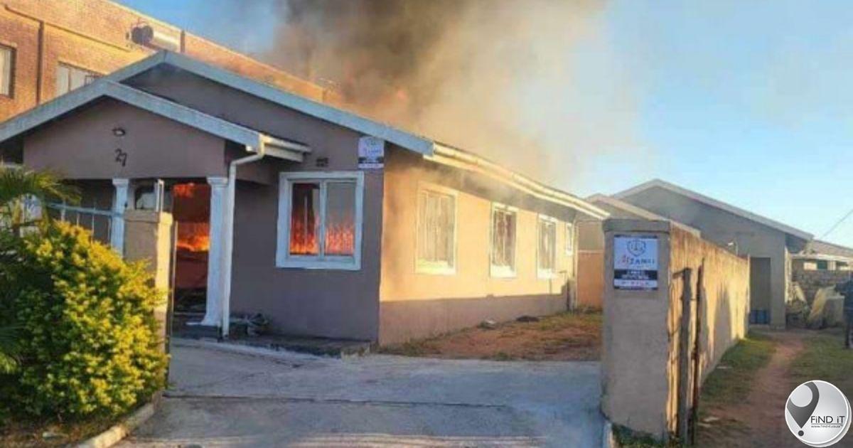 Huis in Durban brand af nadat gesin probeer water warm maak tydens beurtkrag