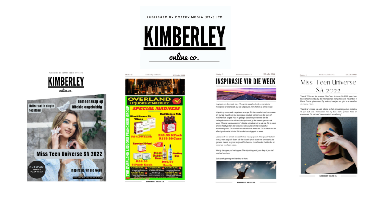 Kimberley Online Co. - 29 Julie 2022