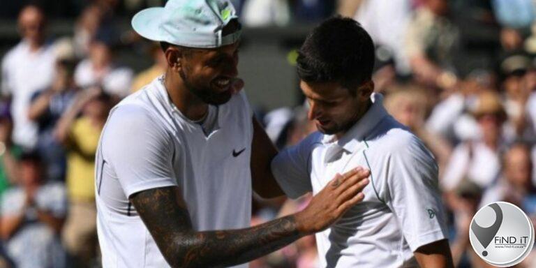 Novak Djokovic en Nick Kyrgios maak planne om na die wedstryd vir drankies te ontmoet