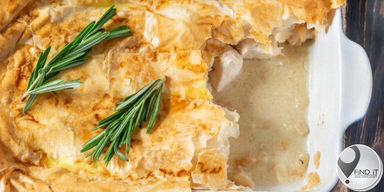 Maklike hoenderpastei