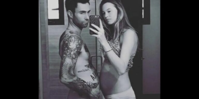 Adam Levine verkul glo sy vrou, wil baba na minnares vernoem