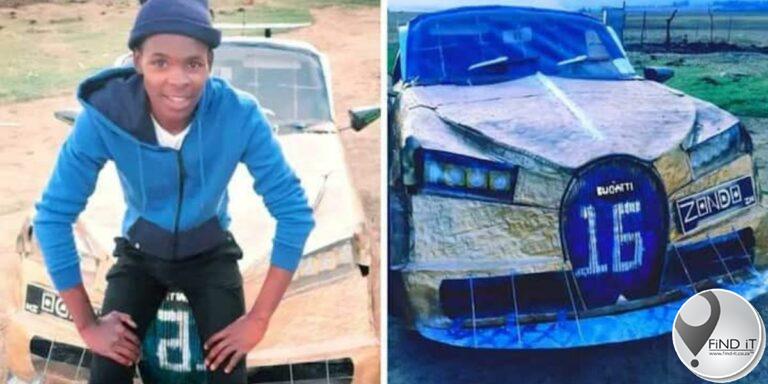 Jong man spaar Sassa-geld en bou ‘Bugatti’