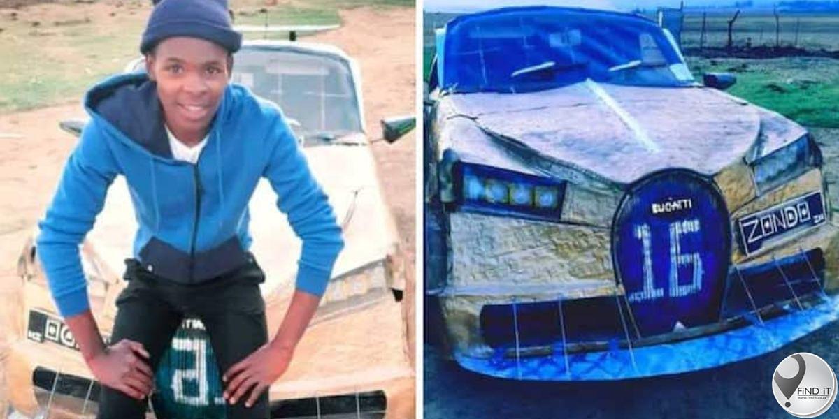 Jong man spaar Sassa-geld en bou ‘Bugatti’