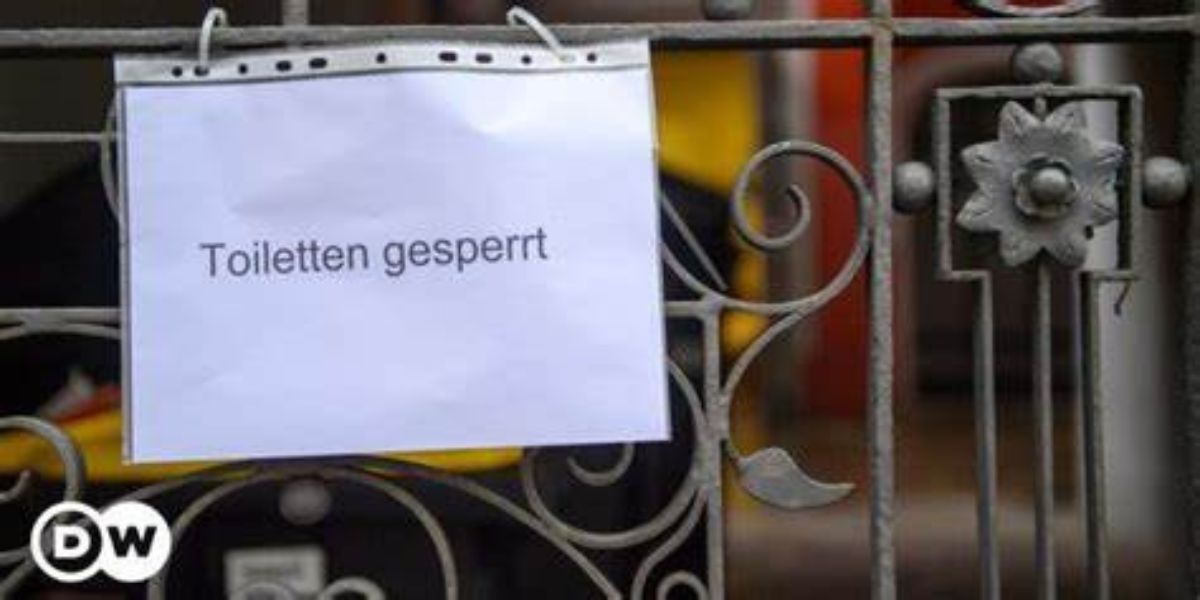 Spuitgoed veroorsaak ontploffing in publieke toilet