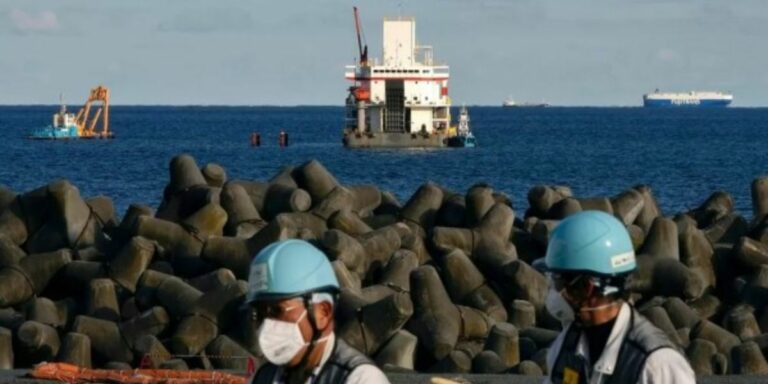 Japan gaan radioaktiewe water in see gooi die jaar