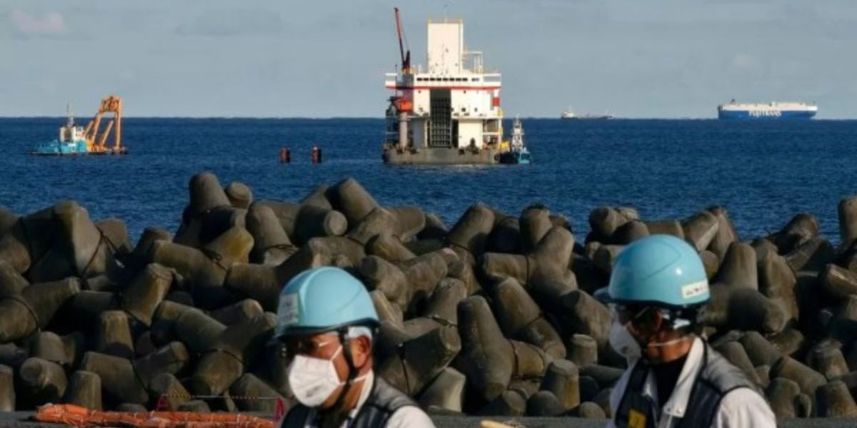 Japan gaan radioaktiewe water in see gooi die jaar