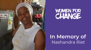 (Fotokrediet: Women for Change, Facebook)