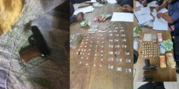 Drie verdagtes in hegtenis vir beweerde besit van dwelms, wapens, ammunisie